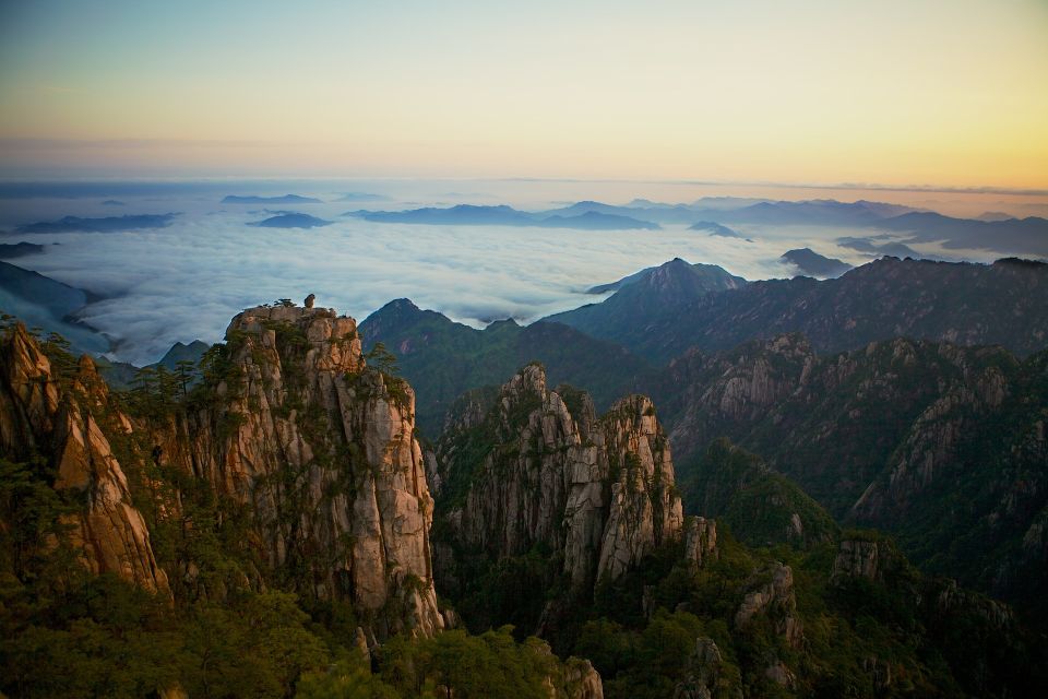 Sfeerafbeelding Oost-China Huangshan-Gele-bergen-Shanghai